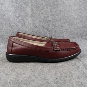 Aerosoft Shoes Womens 40 Loafer Moc Toe Slip On Casual Comfort Career Classic